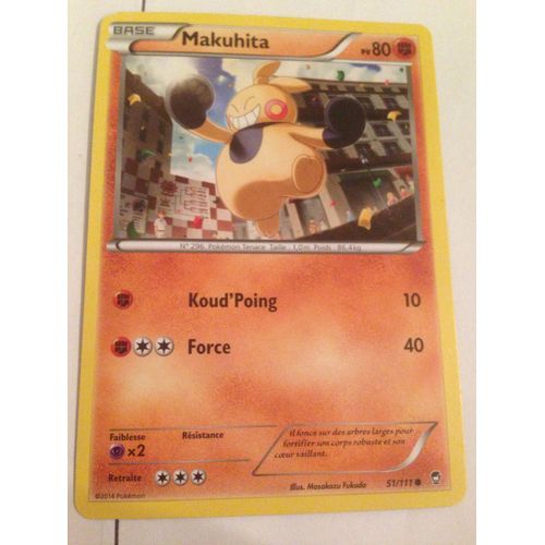 Pokémon - Makuhita - Pv80 - 51/111