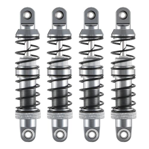 Amortisseurs Sur Chenilles En Métal, 4 Pièces, 1/10 Rc, Gris 70mm 80mm 90mm 100mm 110mm 120mm, Pour Scx10 Wraith Rr10 Trx4 Trx6 Absma Sherpa