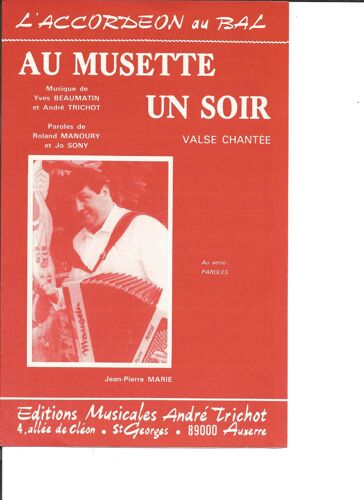 Au Musette Un Soir (Valse Chantee)
