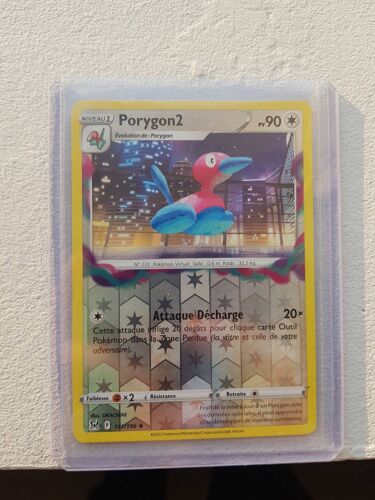 Carte Pokémon 141/196 Porygon2 Reverse Origine Perdue