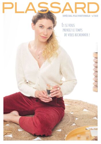 Catalogue Tricot Plassard N°163 : Spécial Fils Naturels Hiver A5