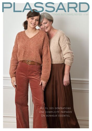 Catalogue Tricot Plassard N°167 : Nouveautés Femme Hiver