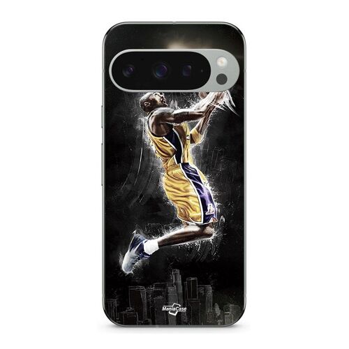 Coque Google Pixel 9 Pro Xl Basketball Kobe Bean Bryant 24 Black Mamba