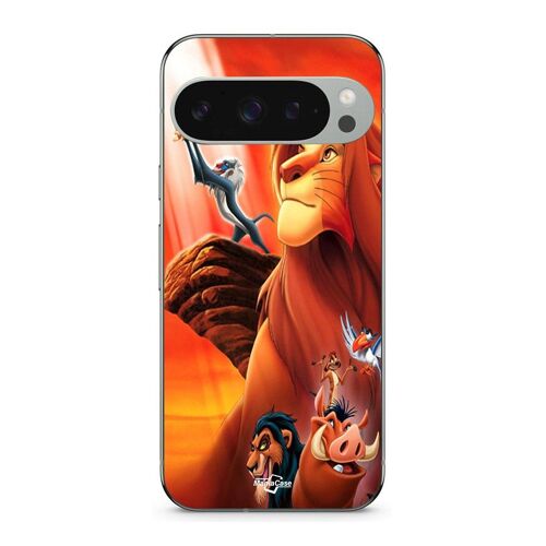 Coque Google Pixel 9 Pro Xl Le Roi Lion Film Disney Simba Nala Mufasa