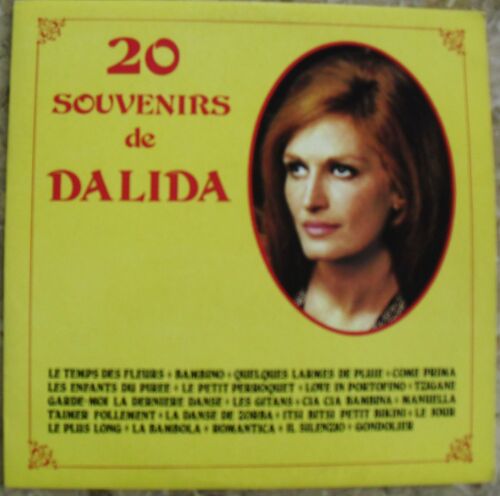 Dalida Lp Canada 20 Souvenirs