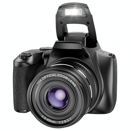 Appareil Photo Numérique 64MP 4K 10X Zoom Écran 3 Pouces Mémoire 32G YONIS