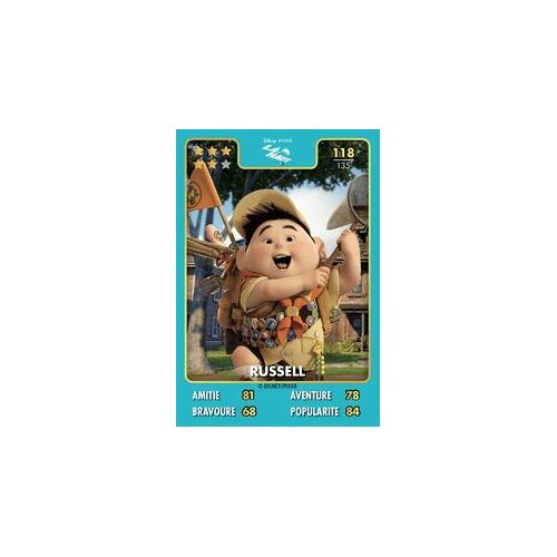 Carte Disney Pixar Auchan 118/135 - Russell (Là-Haut)