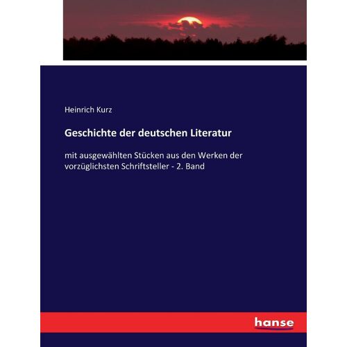 Geschichte Der Deutschen Literatur