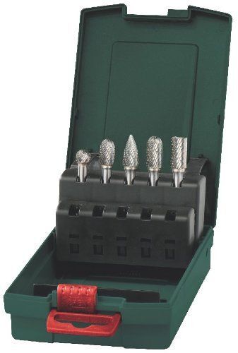 Set de fraises carbure, queue de 6 mm, 5 pièces Metabo - 628403000