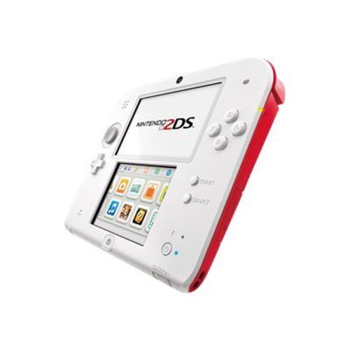 Nintendo 2DS blanche et rouge