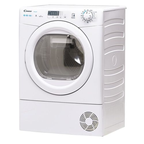 Sèche-linge Candy SMART CSE H8A1LE-S - 59.6x58.5x85 cm (lxpxh) - chargement frontal - blanc
