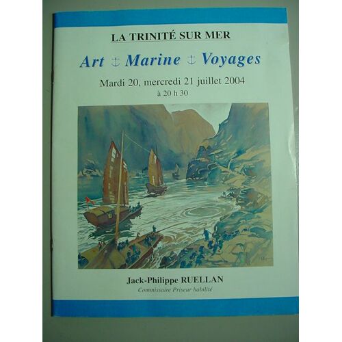 Catalogue De Vente Aux Encheres Art Marine Voyage La Trinite Sur Mer