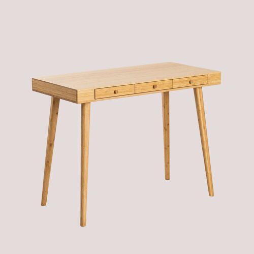 Bureau en bambou Takeo NATUREL
