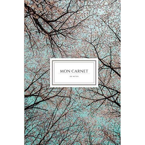 Mon Carnet De Notes: Carnet De Notes Cerisiers En Fleur | 6x9 Pouces 80 Pages | Couverture Photo Prise En Corée Du Sud, Intérieur Lignes Sur Fond Crème