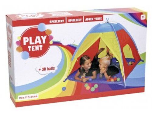 Play Tent - 145989 - Tente Igloo Avec 30 Balles En Plastique - Dim. 112x112x94 Cm