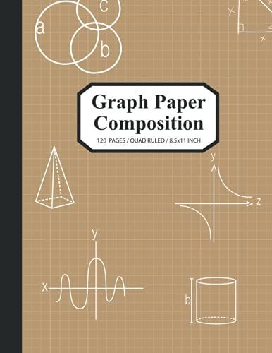 Graph Paper Composition Notebook: Graph Paper Composition Notebook For Students , Math , Science , Art , Large Simple Graph Paper Journal / 120 Quad ... 8.5 X 11 Inches , ( Gifts For Math Lovers ).