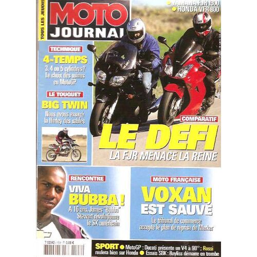 Moto Journal 1506 Harley Davidson 1200 Le Touquet Honda Vfr 800 Fi Vtec Yamaha 1300 Fjr
