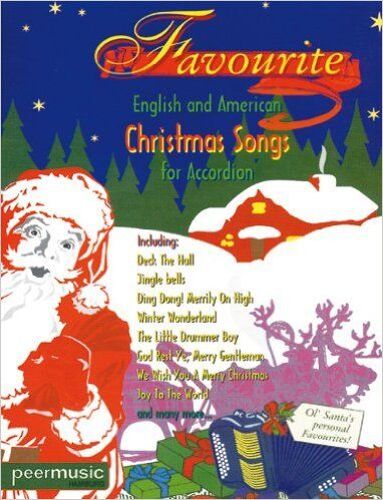 Favourite English And American Christmas Songs For Accordion