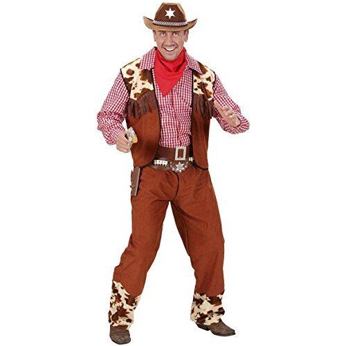 58823 Widmann La Chemise Costume De Cow-Boy , Gilet , Pantalon, Cint , Bande