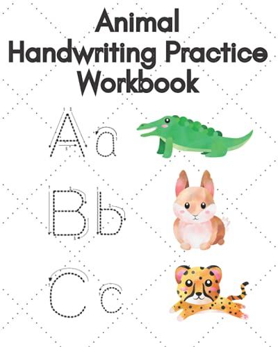 A-Z Kids Animal Handwriting Practice Workbook