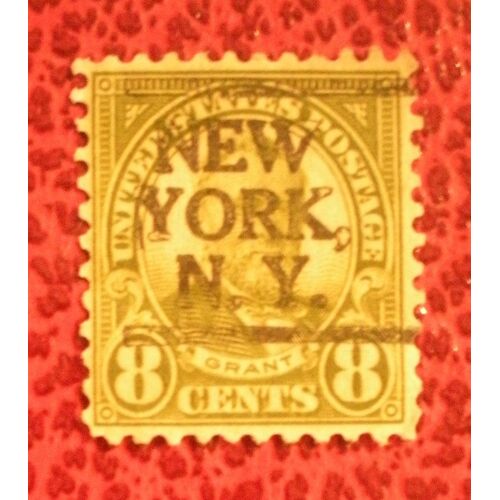 Timbre Préoblitéré - Grant - New York - Etats Unis - Usa