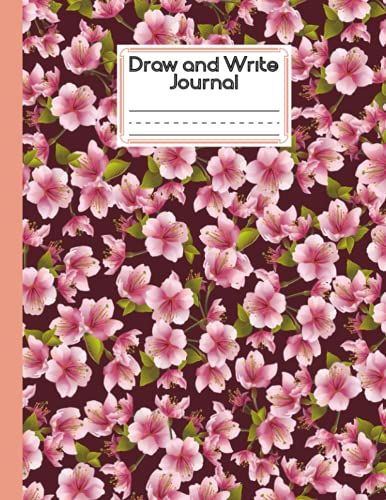 Draw And Write Journal: Cherry Blossom Primary Story Journal, Draw And Write Journal For Kids K-2 Early Primary Story Journal | (8.5" X 11") (Journals For Kids) | By Marina Hohmann