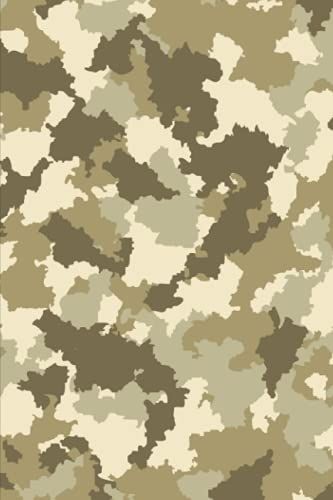 Sketchbook: Camo Print Sketchbook, Blank White Pages For Painting, Drawing, Writing, Sketching And Doodling, 120 Pages, Size 6" X 9" By Wally Funke