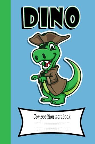 Dino Composition Notebook: This Dinosaur Pattern Book Is A Gift For Adults And Kids