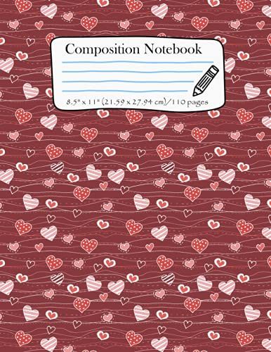 Composition Notebook: Wide-Ruled, 8.5 X 11, 110 Pages, For Kids, Teens, And Adults (Composition Notebooks)