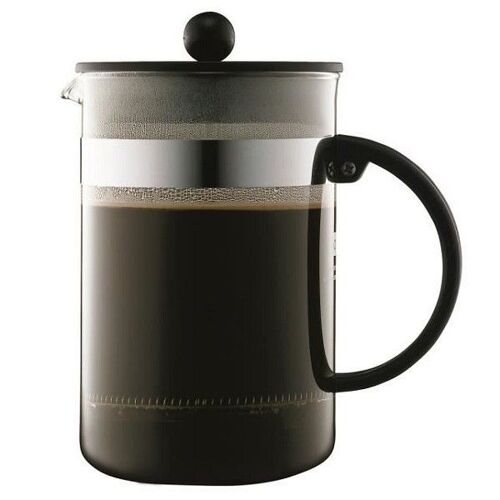 Cafetière À Piston 12 Tasses 1.5l Noir 1582-01 Bistro