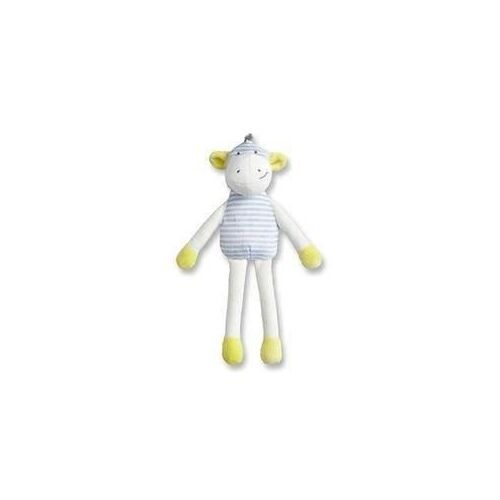 Doudou Obaibi Okaidi Ane Cheval Raye Gris Jaune