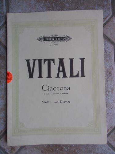 Ciaccona In G Minor