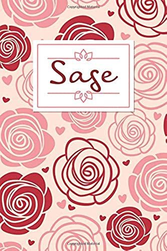 Sage: Personalised Notebook / 120 Lined Pages / Perfect For Journaling And Writing Notes.