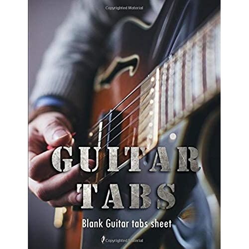Guitar Tabs: Blank Guitar Tabs Sheet