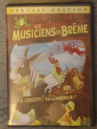 Les Musiciens De Brême "Le Concert Va Commencer " Dvd Animation