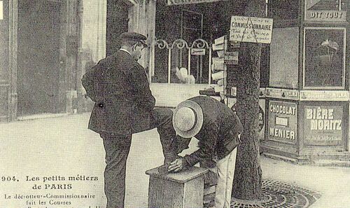 Reproduction Carte Postale Ancienne - Les Petits Metiers De Paris 