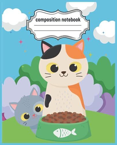 Composition Notebook: College Ruled | Kitty Cat And Funny Kitten | Back To School Composition Book For Teachers, Students, Kids, Boys And Girls