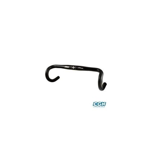 Cintre route alu d31.8 38 axe/axe (40 exterieur) noir compact (prof.75mm/ht.120mm)