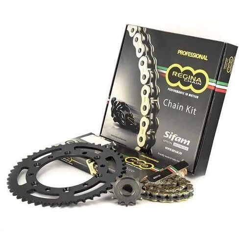 Regina - Kit Chaine Moto Compatible Avec Ktm 400/450/525 Sx Racing 4t 1999-2004 14x50 Alu - 520 Avec Joints Toriques - Qualité O