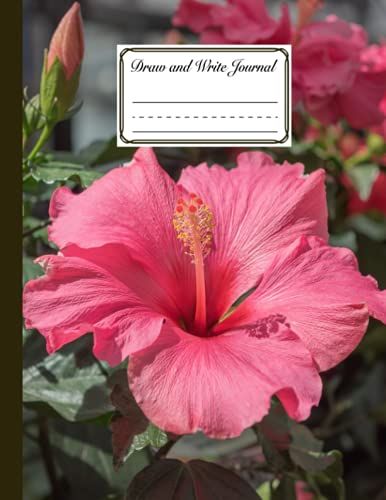 Draw And Write Journal: Tropical Hibiscus Primary Story Journal, Draw And Write Journal For Kids K-2 Early Primary Story Journal | (8.5" X 11") (Journals For Kids) By Regine Moritz