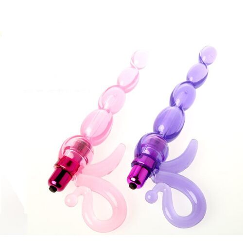 Gode Vibrant Crystal Bead Vibromasseur Sextoy Vibration Anal Woman Vibes