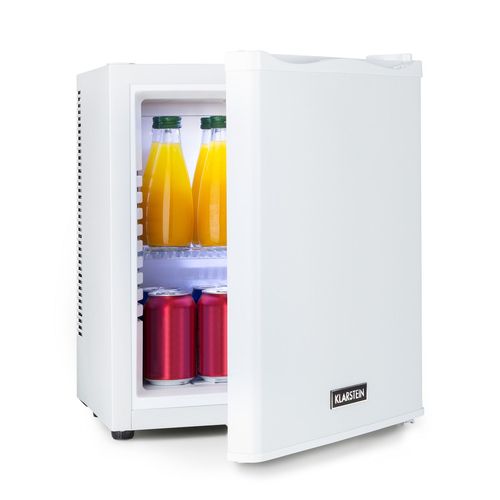 Klarstein Happy hour 19 mini bar 19 l - 5-15°c - sans bruit 0 db éclairage led - blanc