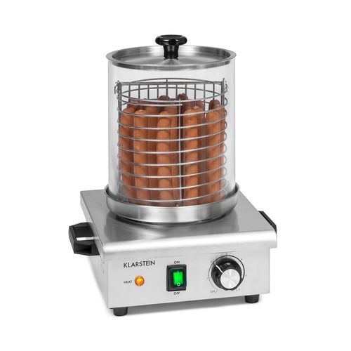 Klarstein Wurstfabrik Pro 450 Machine À Hot Dogs 450w - Capacité 5 Litres - Verre & Inox