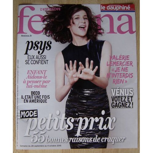 Femina N°704, Coupure De Presse, Valérie Lemercier