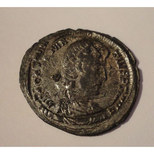 Antiquité Romaine : Constance Ii Maiorina Fauté : Double Frappe ! 352/353 Après Jc - Atelier Alexandrie (Egypte) - Revers Soldat Terrassant Cavalier - Unique !