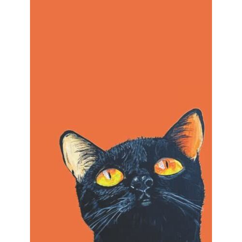 Black Cat Journal With Lined Pages