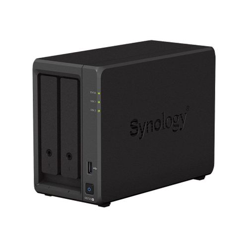 Synology Disk Station DS723+ - Serveur NAS - 2 Baies - RAID JBOD, 0, 1 - RAM 2 Go - Gigabit Ethernet - iSCSI support