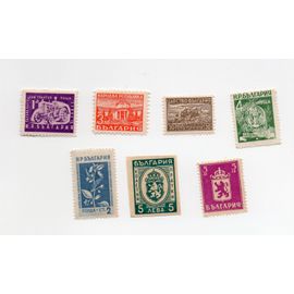 Bulgarie- Lot De 7 Timbres Neufs Divers