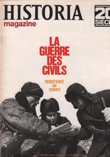 20ème Siècle / Historia Magazine N° 171 La Guerre Des Civils