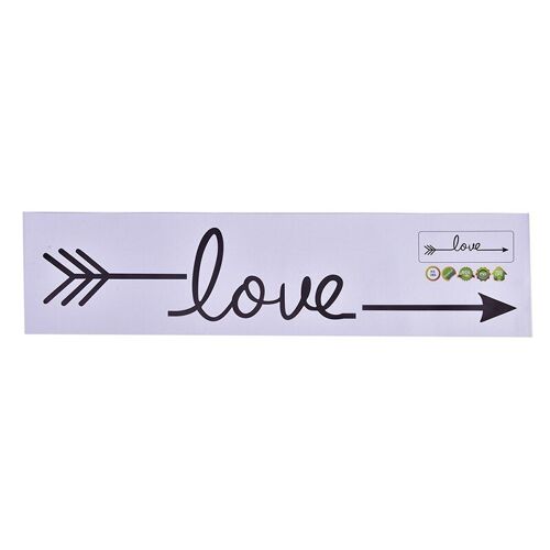 Autocollant Mural En Vinyle Gravé Aavec Flèche D'amour, Adhésif De Décoration Pour La Maison, Respectueux De L'environnement, Pour Salon Et Chambre À Coucher